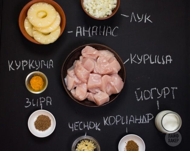 РЕЦЕПТЫ: Курица карри в одной посуде