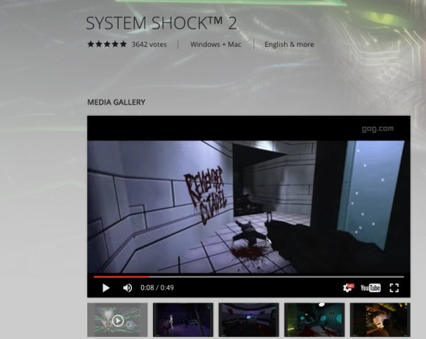 Распродажа GOG.com: System Shock 2 — бесплатно, «Ведьмак 3» за полцены и ещё более 1 000 игр со скидкой
