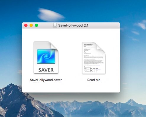 SaveHollywood установит любое видео в качестве заставки на Mac